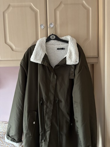 Women olive green long coat - women's,