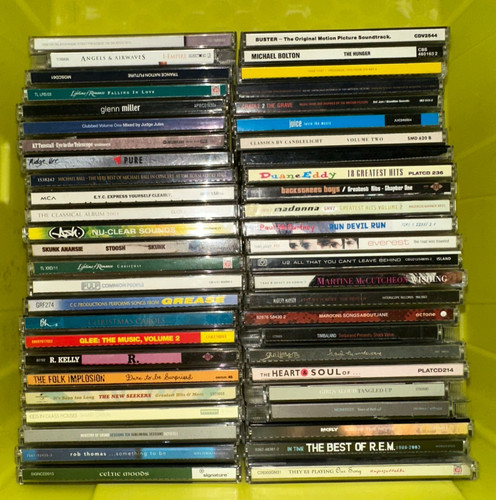121 music albums - cd's, joblot