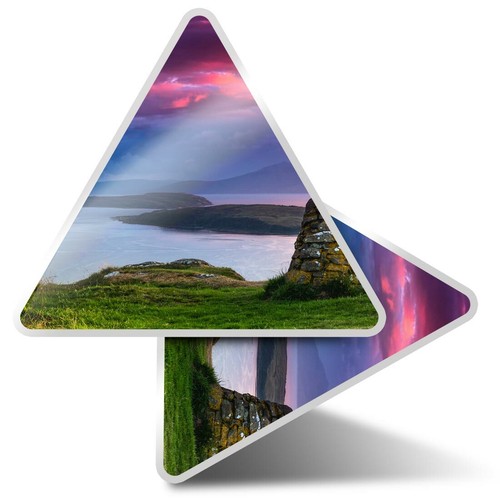 Triangle stickers 10cm - ,
