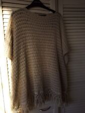Dorothy Perkins Beige Poncho Size Medium 