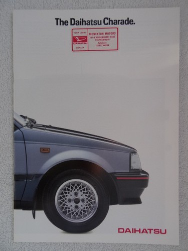 Daihatsu charade brochure - daihatsu,