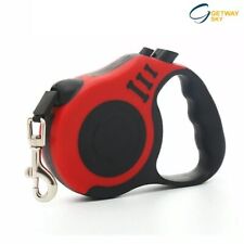 5M Retractable Dog Lead Anti-Twist Tangle-Free Puppy Leash with Click Stop