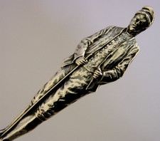 NORWEGIAN SOLID SILVER VOSS SOUVENIR SPOON c1920 NORWAY ANTIQUE