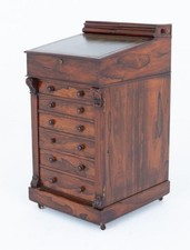 William IV Davenport Desk Slide Top 19th Century