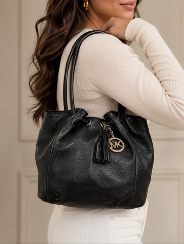 Michael kors black pebbled - michael,