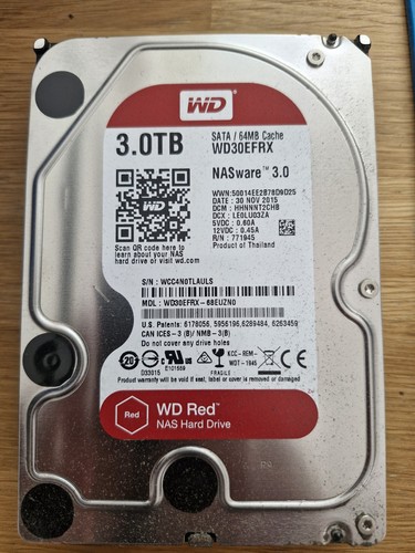 Red 3tb nas sata hard - 3.5",
