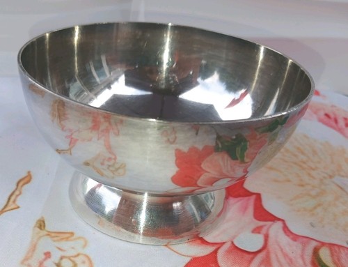 Vintage silver plated pedestal - vintage,