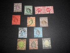 11 X HONG KONG EDVII 1903-07 values to 30c all with nice Swatow cancel