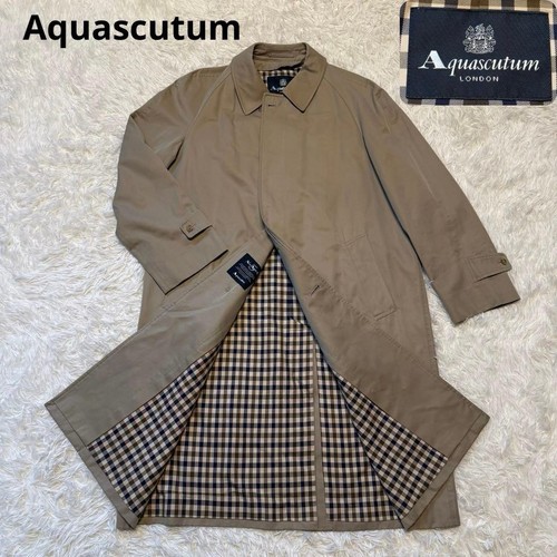 Aquascutum men beige long - aquascutum, men's