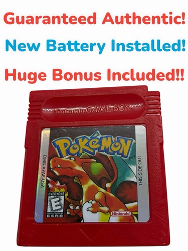 Pokemon red version gameboy - red, version-gameboy