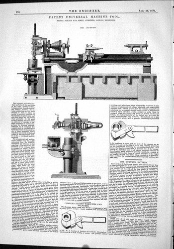 Old print 1874 patent - old,