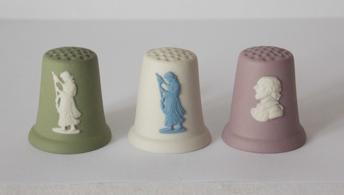 Wedgwood jasperware thimbles - jasperware,