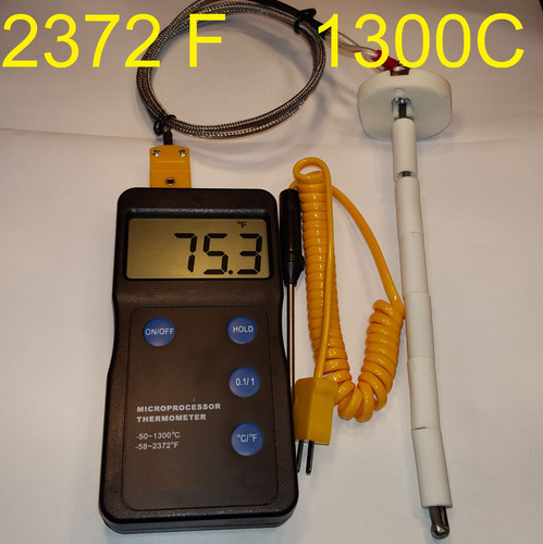 Digital pyrometer pottery - pyrometer, f,c