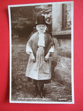 Old WALES Real Photo Postcard WELSH LADY Traditional costume TAN-Y-BWLCH RPPC