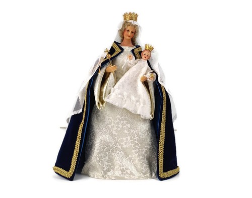 Hand made wax madonna doll - wax,