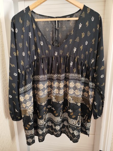 Next cactus print boho smock - print,