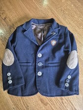 Couche Tot Boys Navy Jacket Size 18-24months 92cm Button Front