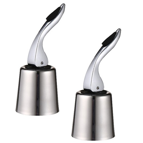 Stainless steel wine bottle - steel,