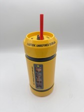 Disney Parks Monsters Inc Scream Canister Sipper Cup Bottle With Straw/Works