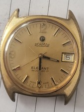 Roamer Elegant Incabloc17 Waterprotected Men's Watch Used It's A Run And Stop