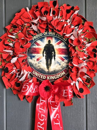 Poppy wreath remembrance day - remembrance,