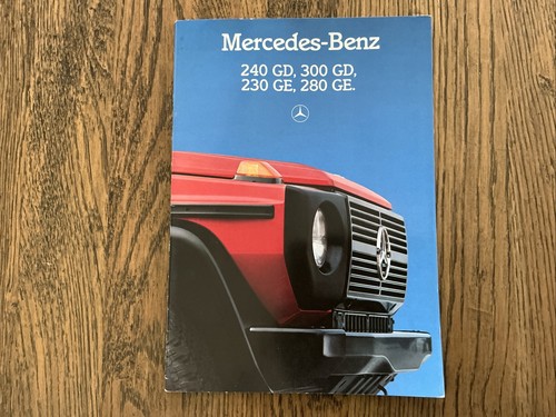 1985 1986 mercedes - benz, g