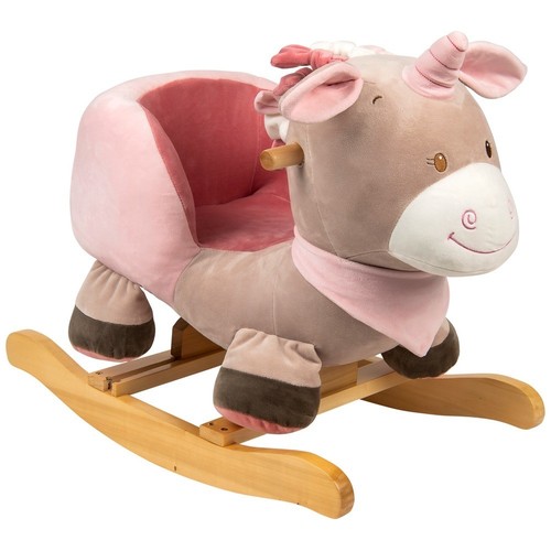 Wooden baby rocking unicorn - baby,