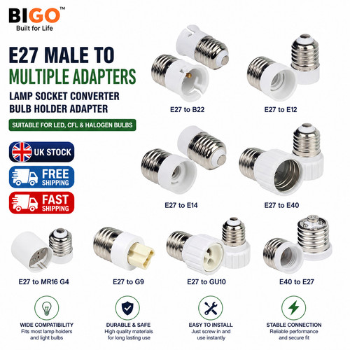 E27 b22 light bulb socket - e27,