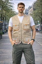 Waistcoat Mens Denim Jean