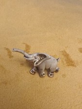 Cute Embellished Elephant Brooch