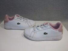 Lacoste Kids - White / Pink  - Infant UK 7 / EU 24