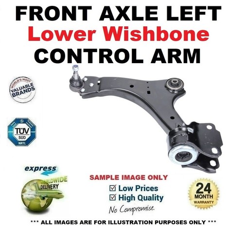 Front axle left lower - front,