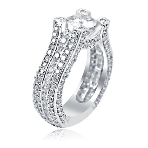 2ct round cut vvs1 - cut, simulated