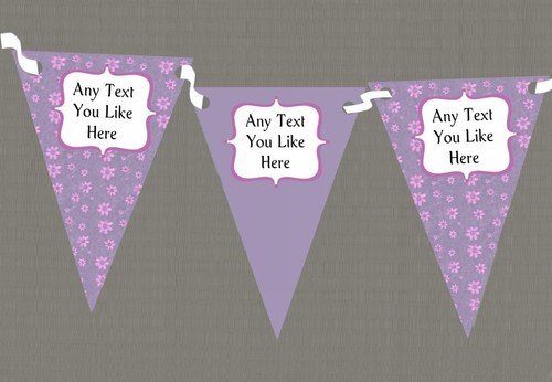 Purple pink floral - purple,