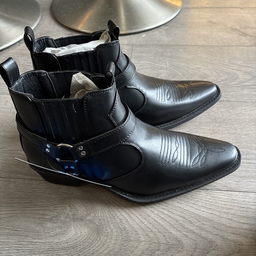 Mens cowboy heeled western - mens,
