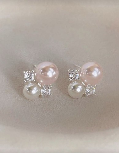Pair elegant pink - of,