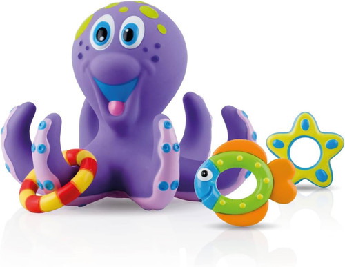 Nuby octopus floating bath - bath, toy