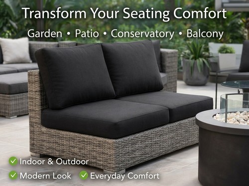 Rattan garden cushion - garden, seat