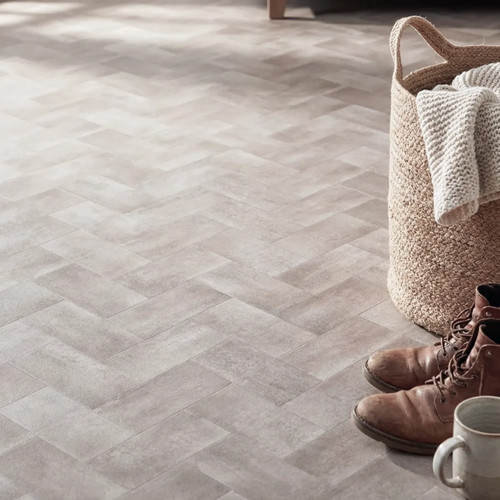 Grey stone effect vinyl - stone,