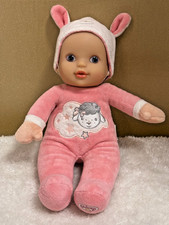 30cm Baby Annabell Doll (Preloved) with intergrated rattle, Pink Sheep Design
