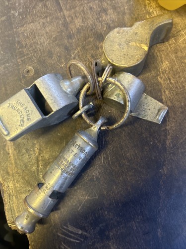 Vintage whistle job lot - vintage,