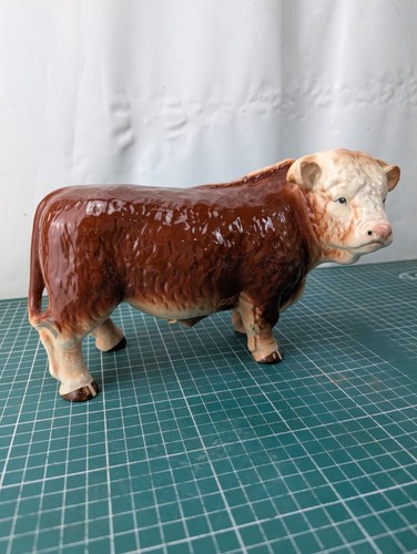Melba ware bull figurine - melba,