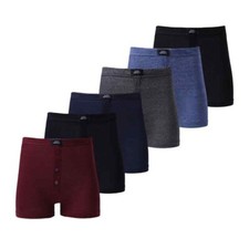 3-12 Men's Plain Boxer Shorts