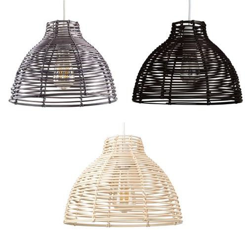 Wicker easy fit lampshade - easy,