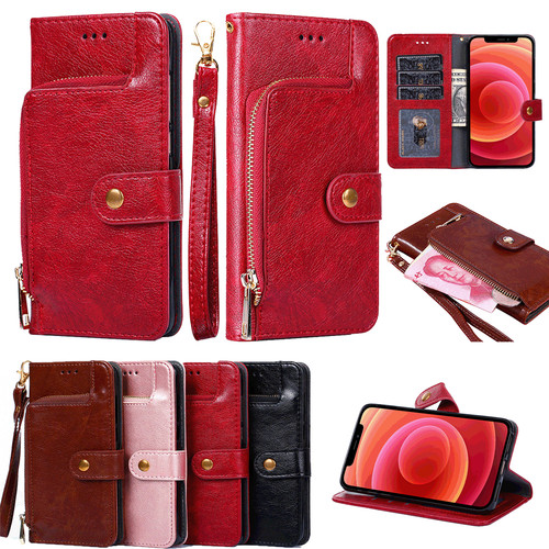 Card wallet leather phone case - card,