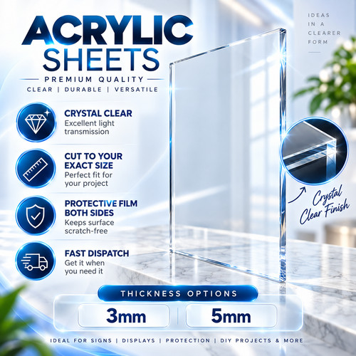 Clear perspex acrylic sheet - perspex,