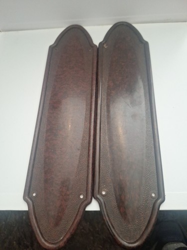Pair vintage bakelite door - pair, of