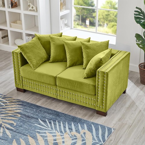 Inch chesterfield sofa - 60.5-inch,