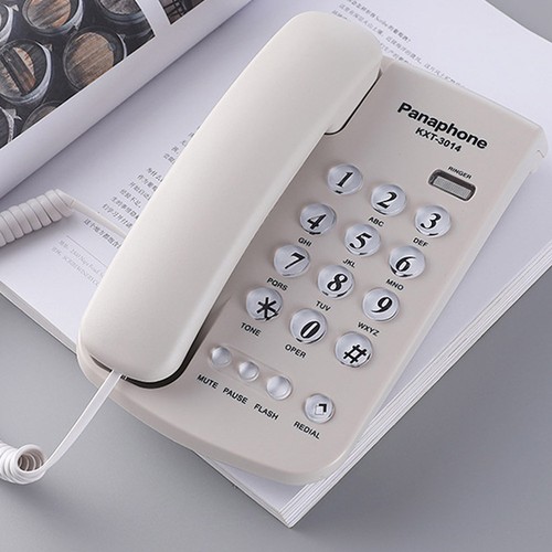 Wall mounted corded phone - wall,