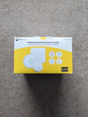 New box airthings radon - box,